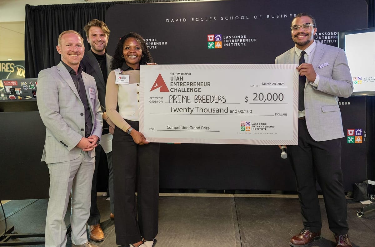 Shurugwi Prime Breeders Wins $20,000 Grand Prize at 2026 Tim Draper Utah Entrepreneur Challenge